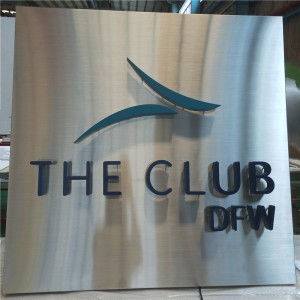 led light box sign letter acrylic fabric luminous outdoor led advertising stainless steel Exceed Sign