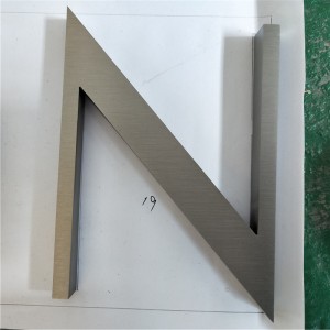 China Custom Stainless Steel Electroplated Brushed Letters Channel Letter 3d Letter Sign Exceed Sign