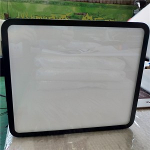 China OEM 120cm personalizat dublu perete din spate de sine stătător Seg portabil LED țesătură fără cadru țesătură subțire cutie luminoasă de publicitate vânzare caldă