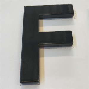Прилагодено деловен логото на лобито од не'рѓосувачки челик Букви од исечен метален внатрешен знак 3D подигнато писмо Знак за надминување на знакот