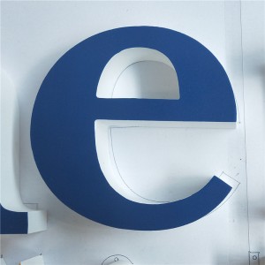 Niestandardowe biznesowe akrylowe logo w holu litery wycięte winylowe znak wewnętrzny 3d podwyższony znak literowy znak przekroczenia