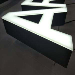 Advertising Illuminated Outdoor Acrylic Light Led Letter Business Store Front Sign 3d Exceed Sign