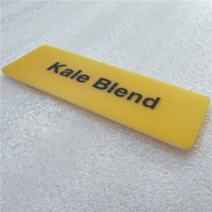 Custom Acrylic Logo UV Printed Name Plates Cut Sign Colors Sign Exceed Sign