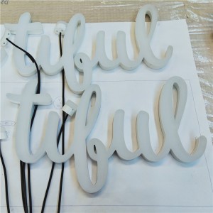 Rapid Delivery for Frontlit 3D LED Faux Neon Signs Illuminated Letters 3D Waterproof Neon IP68 for Exterior