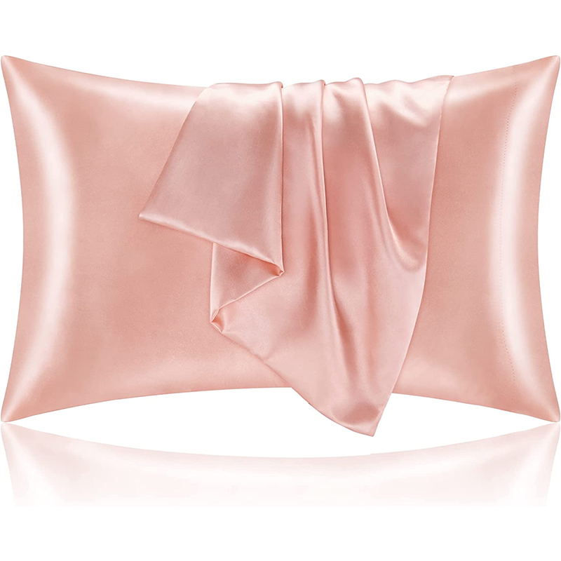 Satin Pillowcase for Hair and Skin Queen – Silver Grey Silk Pillowcase