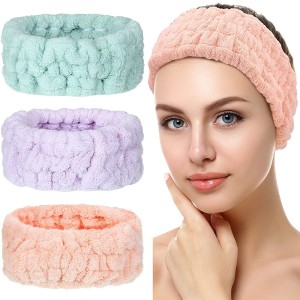 Spa Facial Headband Hairband Elastic Head Band Wrap for Women