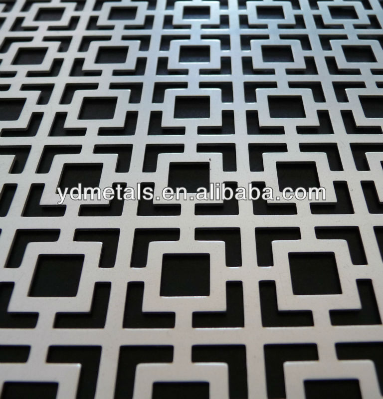 square hole perforated metal sheet/perforated metal with square hole,