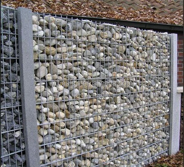 stone cage retaining wall