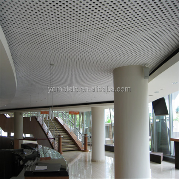 perforated metal false ceiling panels