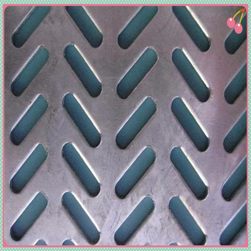 gold price made in china perforated plastic mesh sheets/PVC coated oblong hole perforated metal