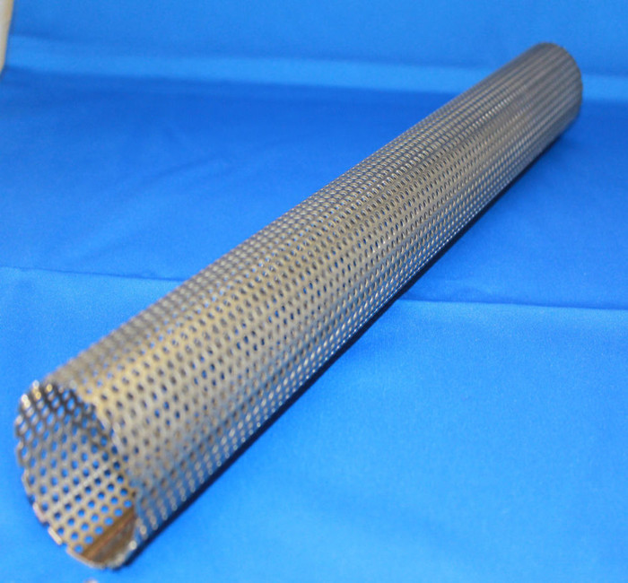 Chinese Professional Perforated Metal Screen - stainless steel exhaust perforated tube – Yunde