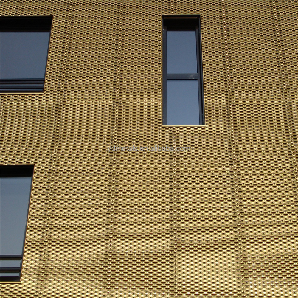expanded metal mesh facade cladding