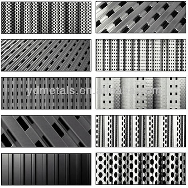 perforated corrugated metal panel