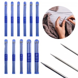 Double pointed stick needle set, special for stitching, knitting tool, stainless steel home knitting sweater needle set