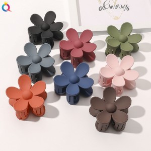 Spring and summer candy color hairpins sweet flowers grab clip hair cards
