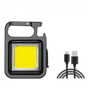LED flashlight USB charging portable torch