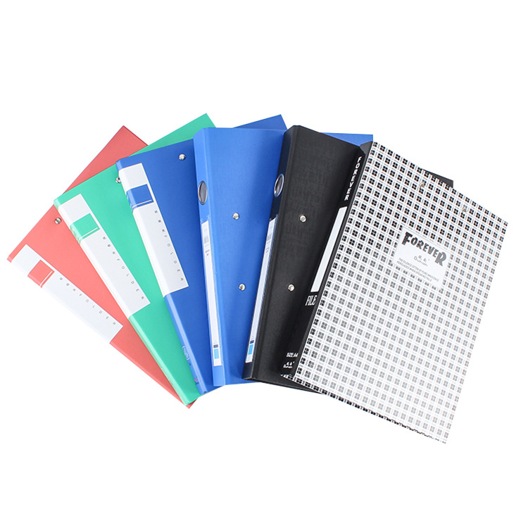 A4 cardboard clip folder, Twill data file single and double clip, paper office clip, hard board test paper clip