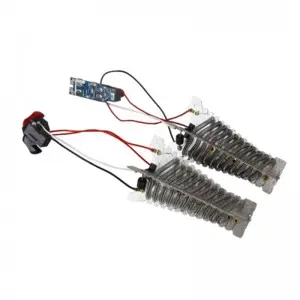 Heating element with switches for drying