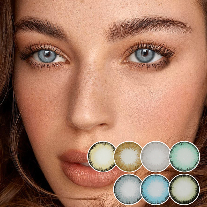Cheap price Gold Contact Lenses - Eyescontactlens Shadow Color Collection yearly natural color contact lenses – EYESCONTACTLENS