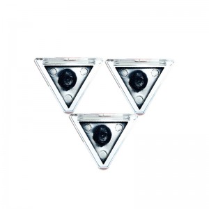 Clear Cover Silver Matte Spray Mini Triangle Eye...