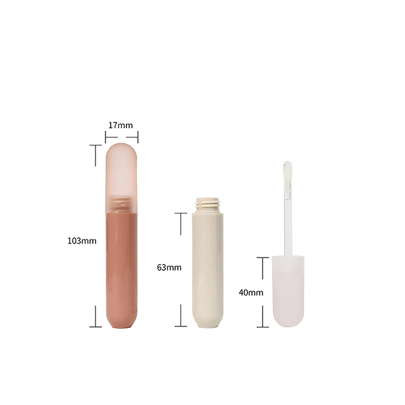Empty Injection White Color Lipstick Container Tube Packaging