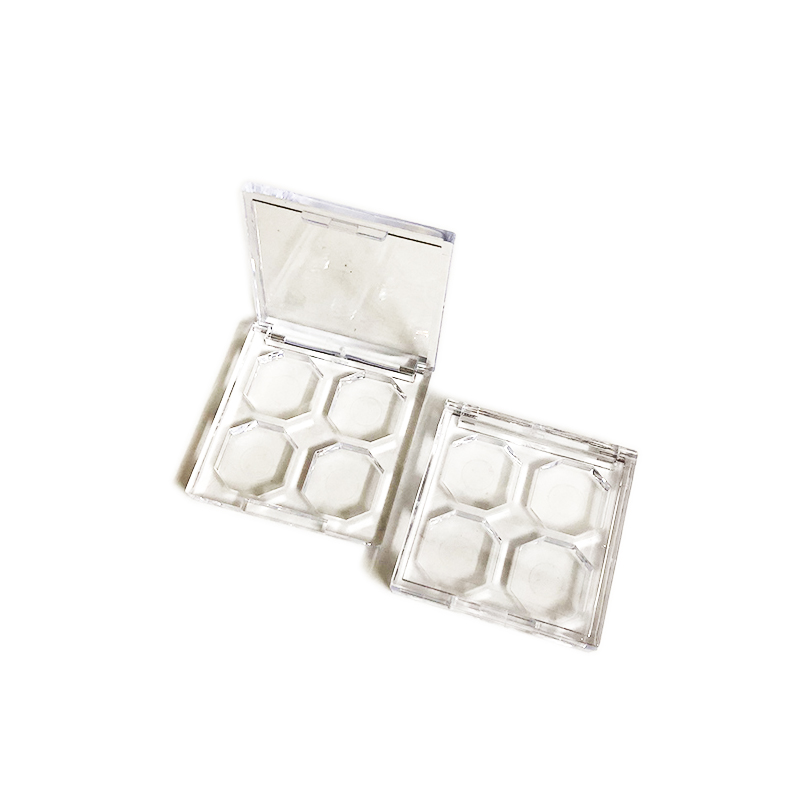 Octagon Well Custom Empty Square Cute Unique Luxury Clear Eyeshadow Packaging