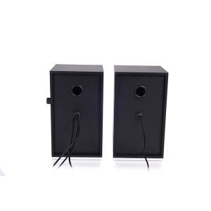 New Multimedia speaker full bass wired usb speaker, 5V power 2.0 computer pc mini speaker black and white(SP-307)
