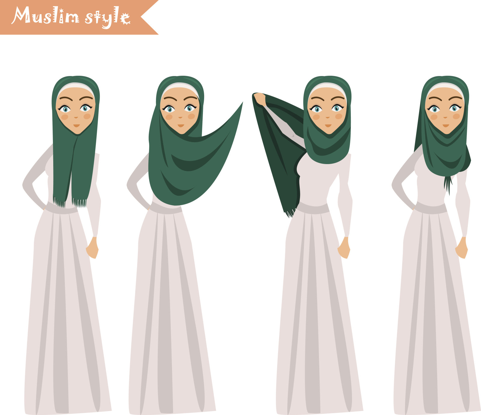 How to Put On a muslim Hijab