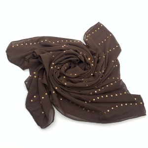 The appearance is light and elegant, with good breathability and drape chiffon scarf