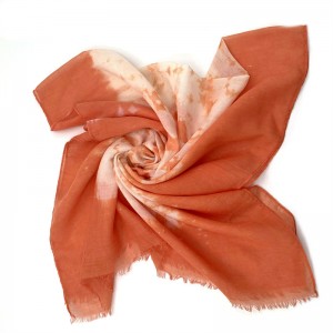 Distinctive tie dyed scarf with artistic charm