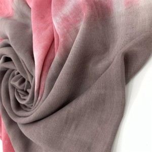 Distinctive tie dyed scarf with artistic charm