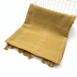 Competitive Price for Silk Hair Scarf - Simple individual lattice pattern, simple and elegant charm – Jingchuang