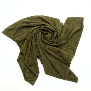 Embossed, elastic scarf, soft, comfortable, breathable, strong three-dimensional sense, unique style