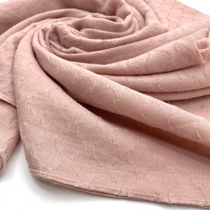 TR jacquard weave rose Crumple  scarf Women’s  scarf Shawl Muslim headscarf