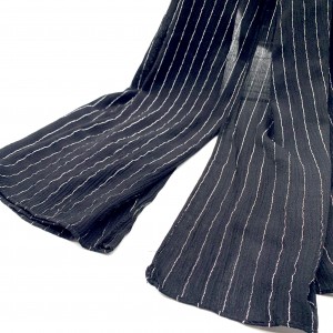 Striped scarf, classic pattern for all seasons