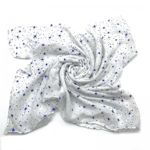 Hot Sale for Christmas Scarf - Gilded scarf The sky is full of stars Scarves that girls and women can wear – Jingchuang