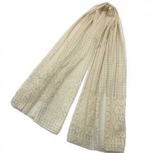 Mesh scarf, lightweight and breathable