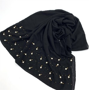 Single head handmade, black scarf