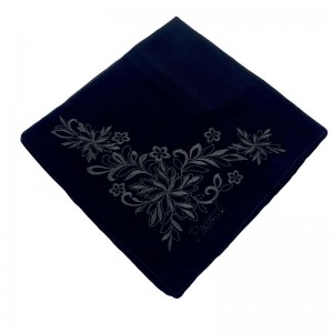 Kerchief Corner exquisite embroidery Muslim women’s scarf Advanced embroidery