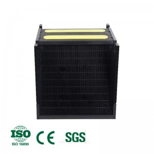 Chemical gas-phase filters cassette with activated carbon