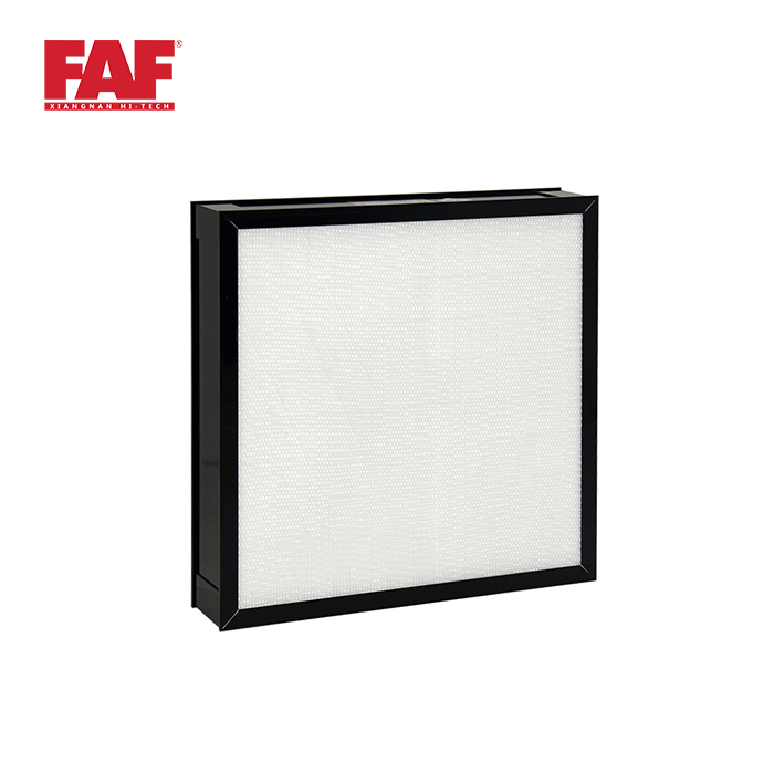 HEPA filter with plastic houseing