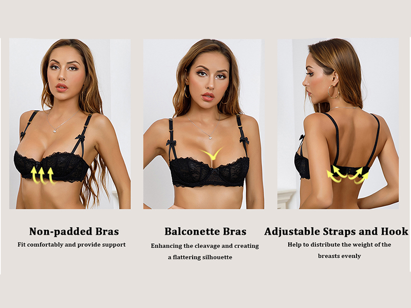 Any different of the Non-padded bras and Balconette Bras? and its can help you support and shape?