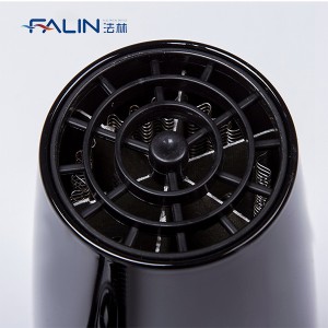 FALIN FL-2107 Hotel Hair Dryer Hotel Black Wall Mounted Hair Dryer With Shaver Socket 110v or 220v