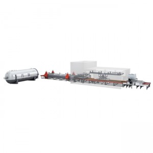 Intelligent flat glass PVB laminating line with autoclave
