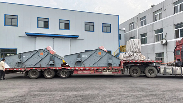 Dewatering screen machines were sent to clients sites.