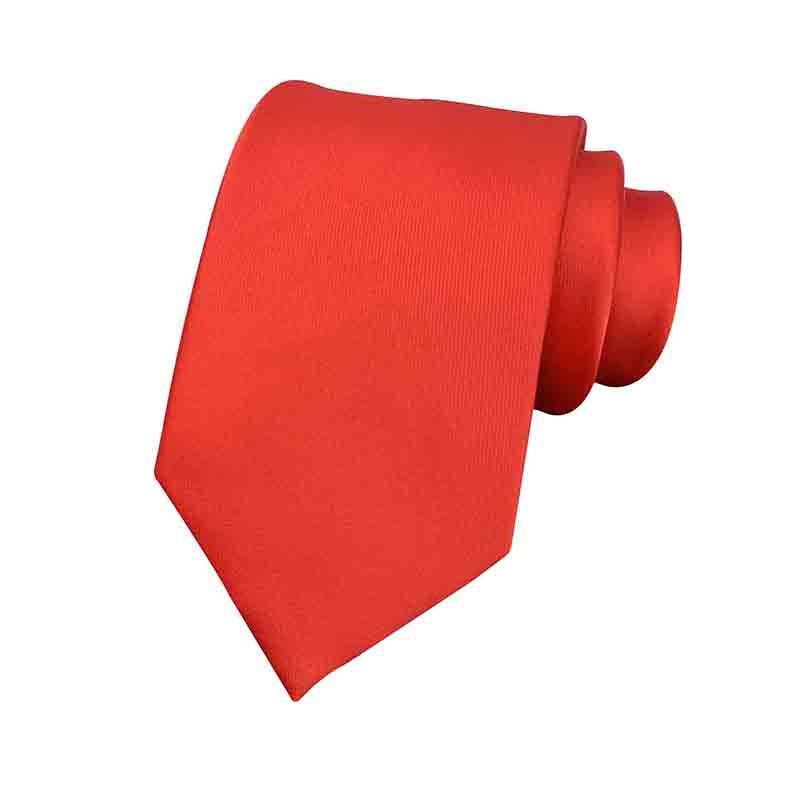 Custom Wholesale pure color 6cm necktie black skinny tie mens satin wedding tie Featured Image