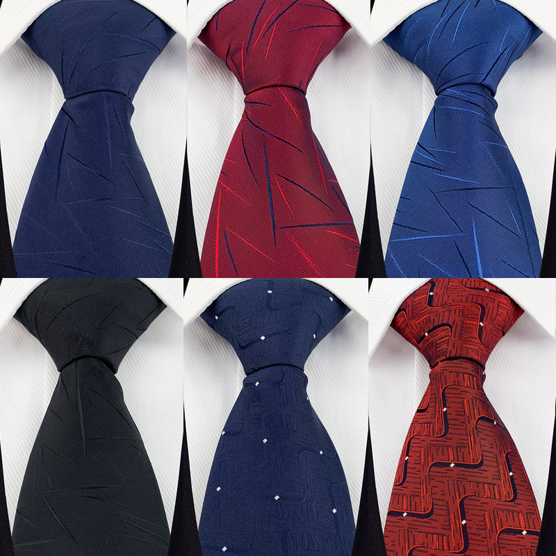 Premium Suit Brand Tie Customization wedding school uniform tie Wholesale striped paisley polka dot plain ties Featured Image