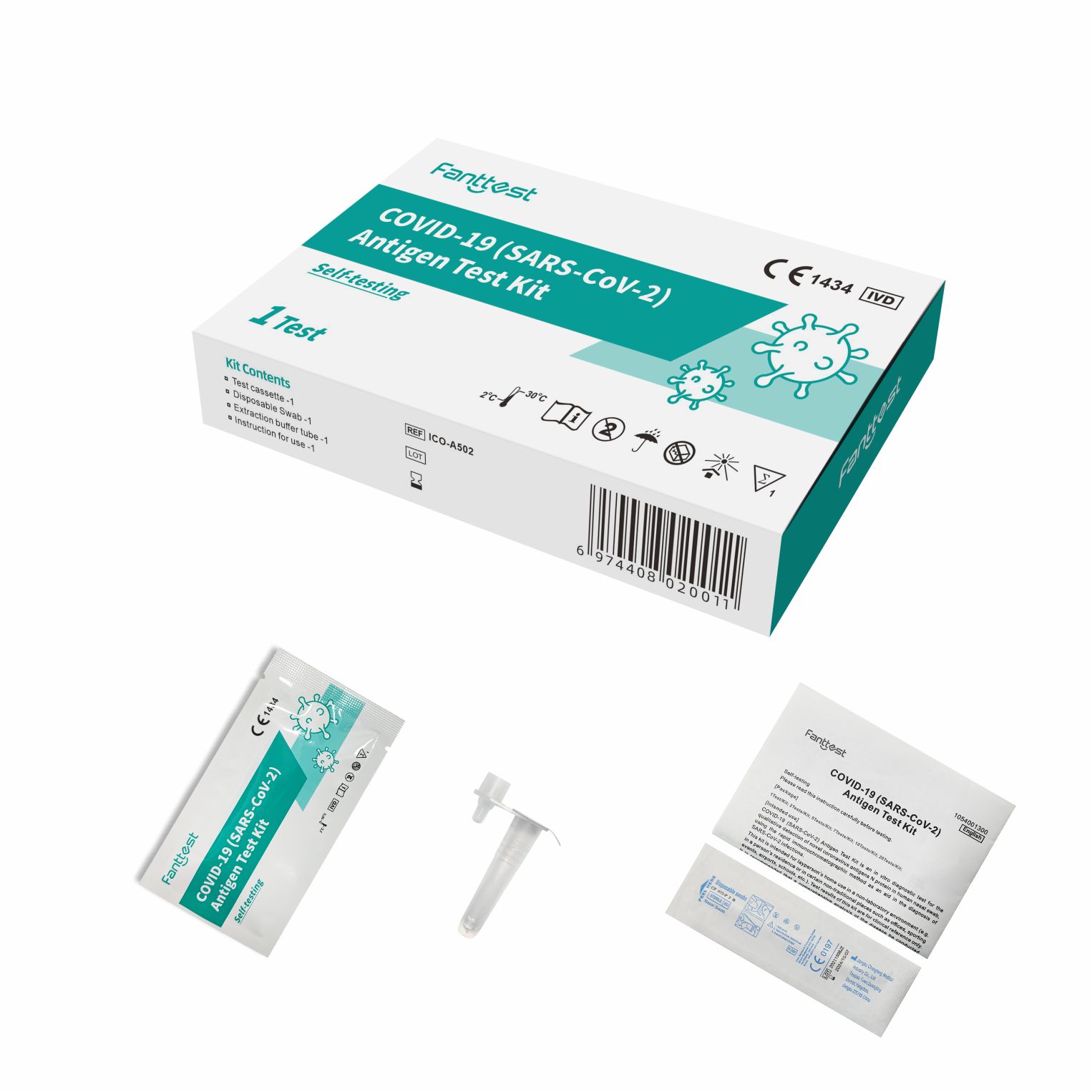 COVID-19 Self Antigen Rapid Test Single Pack