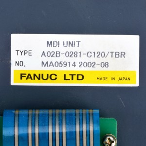 Fanuc keyboard A02B-0281-C120  TBR  fanuc spare parts mdi unit