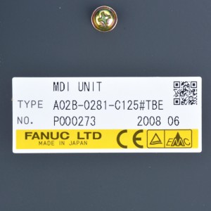 Fanuc keyboard A02B-0281-C125#TBE  fanuc spare parts mdi unit